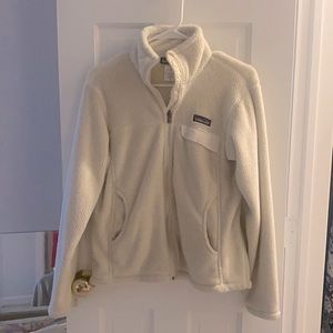 Patagonia Re-Tool Fleece Cream Zip Jacket